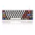 Teclado Womier m68 he v2 preto coral mar web drive gatilho rápido várias cores - loja online