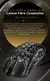 Mouse para jogos sem fio ATTACK SHARK R5 8K, 42K DPI -PAW3950 MAX Sensor -39g Design fibra de carbono