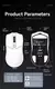 Imagem do Mouse sem fio X2, 24000DPI PAW3311 BT/2.4G/mouse tri-modo com fio Mouse para jogos