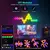 20/12/8 pacote luzes hexagonais parede rgb painel inteligente app hexagonal modu - Pelex Game Store - Produtos Gamer Premium