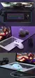 Ajazz-mouse óptico com fio aj129 rgb, 12400 dpi, 7 botões, usb, sensor na internet