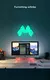 LED RGB Triângulo Wall Light, Controles de aplicativos, Ritmo Inteligente de Captura, luz de fundo do jogo