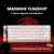Teclado Madlions mad60/68 he teclado mecânico 8k