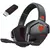Fone de ouvido para jogos sem fio duplo NUBWO G06 com microfone para PS5, PS4, PC na internet