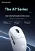 Mouse Mchose a7 pro ultra série 8k 2.4g sem fio gaming e-sports paw3950 - loja online