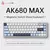 Ajazz ak680 max interruptor magnético teclado mecânico 60% alumínio na internet