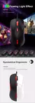 Ajazz-mouse óptico com fio aj129 rgb, 12400 dpi, 7 botões, usb, sensor - Pelex Game Store - Produtos Gamer Premium