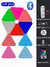 LED RGB Triângulo Wall Light, Controles de aplicativos, Ritmo Inteligente de Captura, luz de fundo do jogo - comprar online