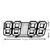 3D LED Digital Despertador, Relógio de parede, Hora, Dados, Temperatura, Casa - loja online