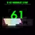 Teclado para jogos com fio 60%, mini teclado ultra compacto com luz de fundo RGB - comprar online