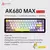 Imagem do Ajazz ak680 max interruptor magnético teclado mecânico 60% alumínio