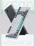 Imagem do Machenike-K500 Teclado mecânico com fio, Hot Swappable, 94 teclas, luz RGB, Mac, Windows