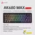 Ajazz ak680 max interruptor magnético teclado mecânico 60% alumínio - loja online