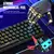 USB Wired Gaming Keyboard, 20 RGB Backlight, 68 Chaves, Portátil, Windows Laptop e computador na internet