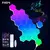 20/12/8 pacote luzes hexagonais parede rgb painel inteligente app hexagonal modu
