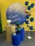 Happy Birthday Azul com Glitter - comprar online