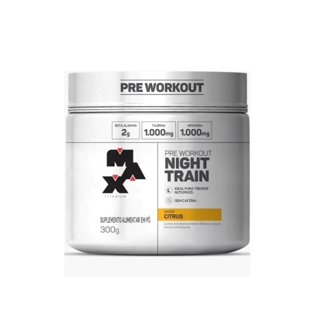Pre Workout Night Train 300g Max Titanium