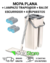 Mopa Plana Lampazo Trapeador Balde Escurridor + 4 Repuestos - comprar online