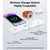 Carregador Sem Fio MasterCharge - Dobrável - Celular / Smart Watch / Fones de Ouvido na internet