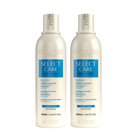 Prohall Select Care Kit Home Care Hidratação e Brilho 300ml
