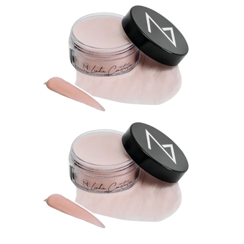 Kit 2 Pó Acrílico Majestic Nails 15g Unha de Gel Cor Nude