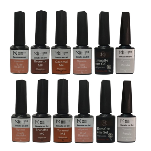 Esmalte Em Gel Esmaltação Unhas Majestosa Majestic Nails 9g