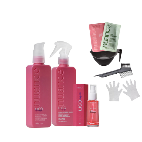 Progressiva Nuance Liso Perfeito 200ml +Sérum +Spray Frizz