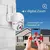 Câmera de Segurança Wi-Fi IP A8 Pro 1080p Full HD à Prova d'Água com Visão Noturna na internet