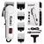 Máquina de Cortar Cabelo Kemei KM-809A Profissional - Recarregável, Alta Precisão