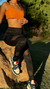 Calça detalhe tule