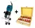 Kit Tupia Laminadora 650w 6mm Com Jogo De Fresas 15 Pçs kNAKASAKI - loja online
