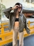 Chaqueta Western ecocuero oversize unisex