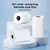 57mm rolos mini impressora de papel térmico etiqueta adesivo papel de impressã - comprar online
