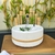 Imagem do Fonte De Água Cerca De Bambu Harmonia Decorativa Branco