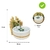 Fonte De Água Cerca De Bambu Harmonia Decorativa Branco na internet