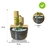Fonte De Água Feng Shui De Bambu Zen 2 Quedas Decorativa Cinza - comprar online
