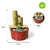 Fonte De Água Feng Shui De Bambu Zen 2 Quedas Decorativa Vermelho na internet