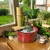 Imagem do Fonte De Água Feng Shui De Bambu Zen 2 Quedas Decorativa Vermelho