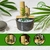 Fonte De Água Feng Shui De Bambu Zen 2 Quedas Decorativa Cinza