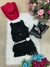 Conjunto Blogueirinha Boiadeira Maraisa Jeans Preto (CONJBLORAMRISAPRETO) - comprar online