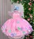 Imagem do Vestido Marie Jardim Encantado Isis Luxinho Rosa Bebe (VESTMRIAROSANHOISIS)