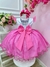 Vestido Infantil Lilo Stitch e Angel Saia Com Led Festas (1420RS) - Princesa Modas