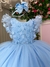 Vestido Infantil Menina Bonita Angelie Azul Bebe na internet
