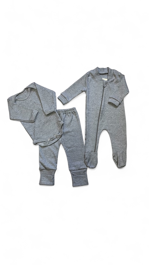 Conjunto de Três Peças Cinza - comprar online