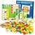 Quebra-Cabeça de Madeira 3D Montessori 120 Peças – Formas Geométricas Educativas - loja online