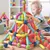 Brinquedo Magnético de Construção 128 Peças - Estilo Montessori, Bolas e Varetas Coloridas na internet