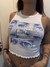 TOP BLANCO DIBUJO EN AZUL en internet