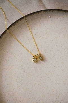 Colar Menino + Menina Dourado