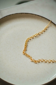 Colar Elo Português Grosso Dourado