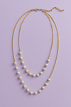 Colar 2 em 1 Mini Pérolas Dourado - comprar online